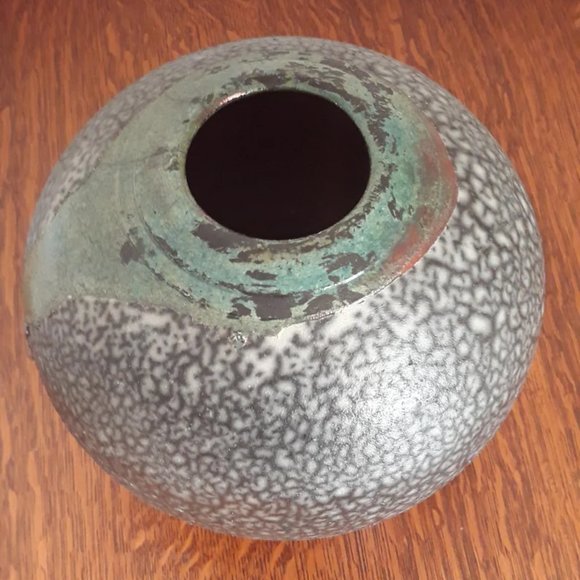 S Jones Ceramics Vase Jar signed Beautify by Fire Pottery Handmade - Picture 3 of 4